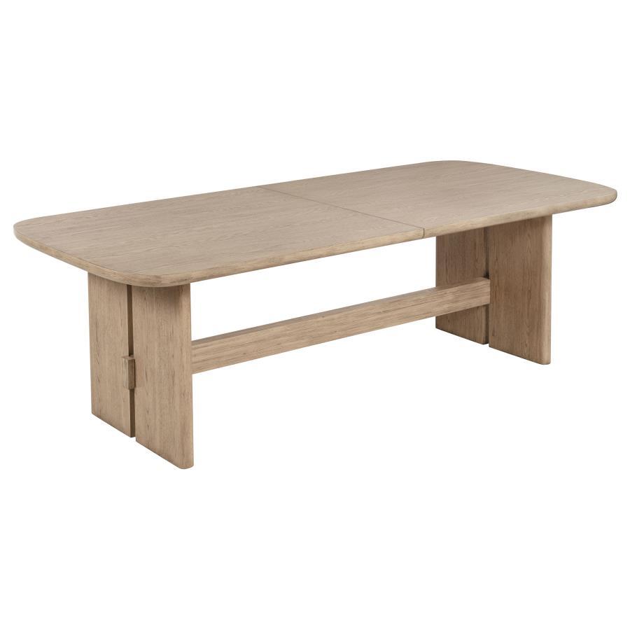Kailani - Table à manger rectangulaire en bois - Chêne beige