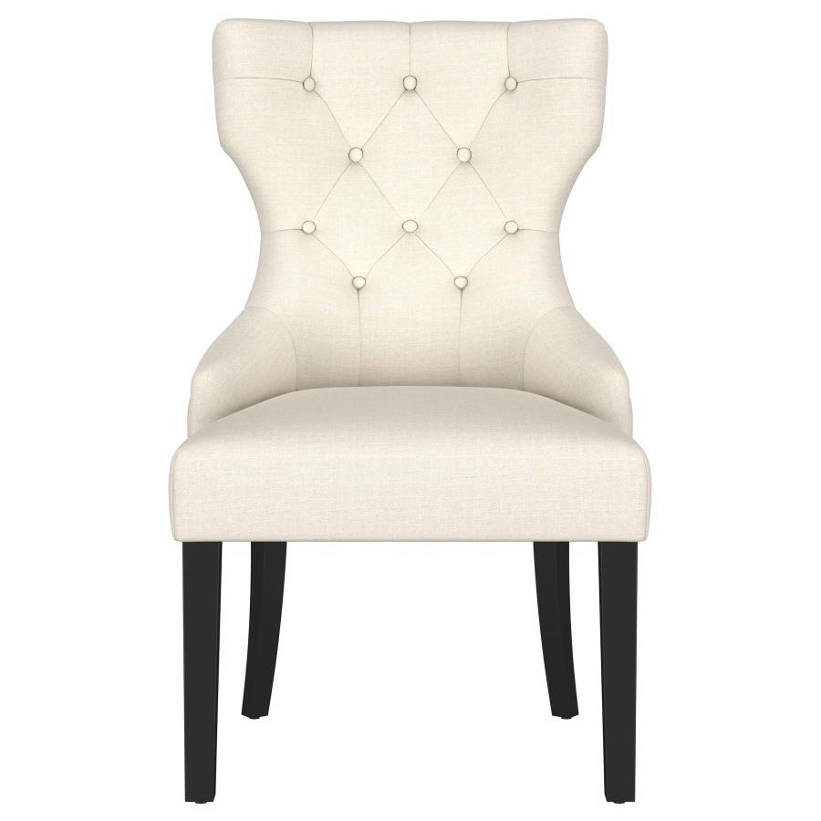 Baney - Chaise de salle à manger rembourrée en tissu