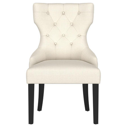 Baney - Chaise de salle à manger rembourrée en tissu
