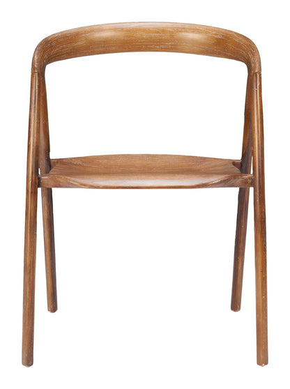 Ziran - Chaise de salle à manger (lot de 2) - Noyer