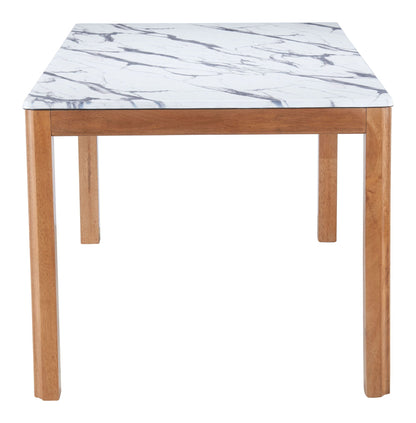 Jemy - Table à manger - Blanc