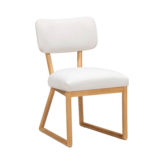 Bobbie - Chaise de salle à manger en tissu recyclé Performance