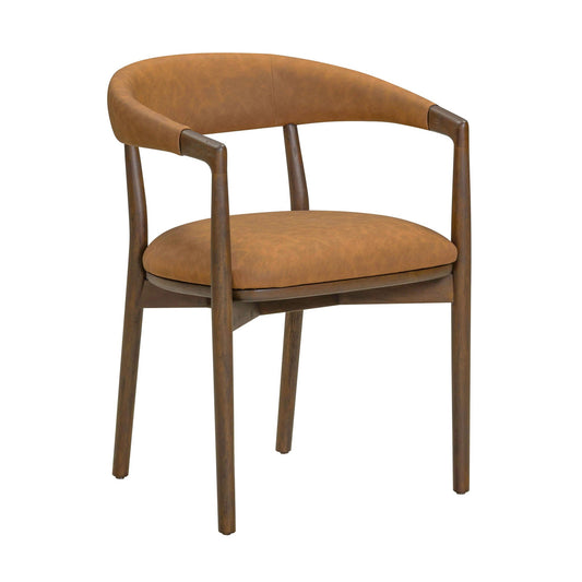 Vina - Chaise de salle à manger en cuir végétalien