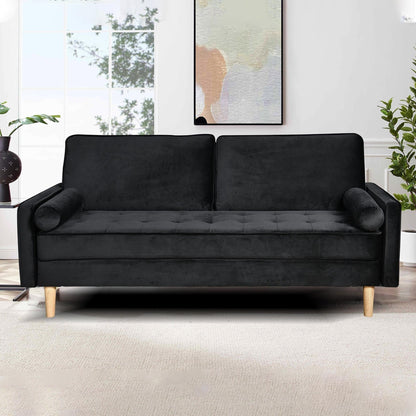 3-seater Sofa with Cotton Cushion