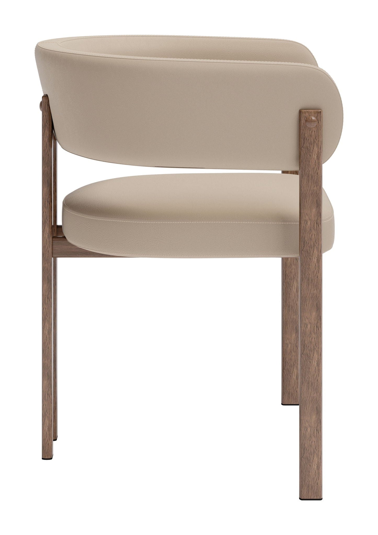 Ruge - Chaise de salle à manger (lot de 2) - Beige