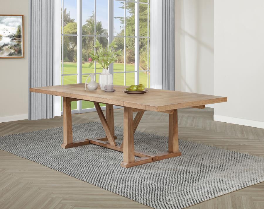 Middleton - Table à manger à rallonge 106 - Marron naturel