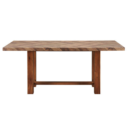 Gilsea - Table à manger - Finition marron