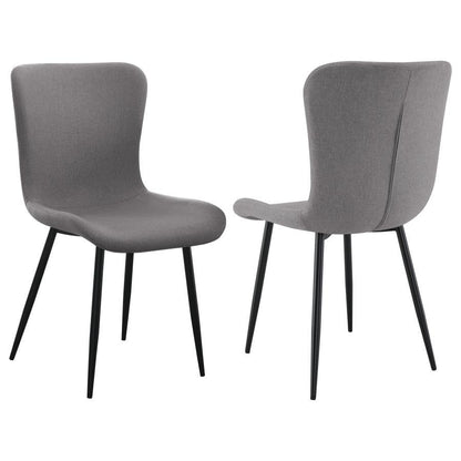 Horizon - Chaise de salle à manger rembourrée (lot de 2) - Taupe