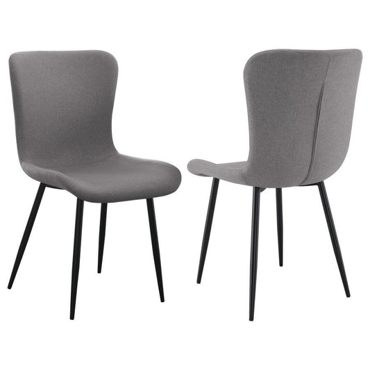 Horizon - Chaise de salle à manger rembourrée (lot de 2) - Taupe