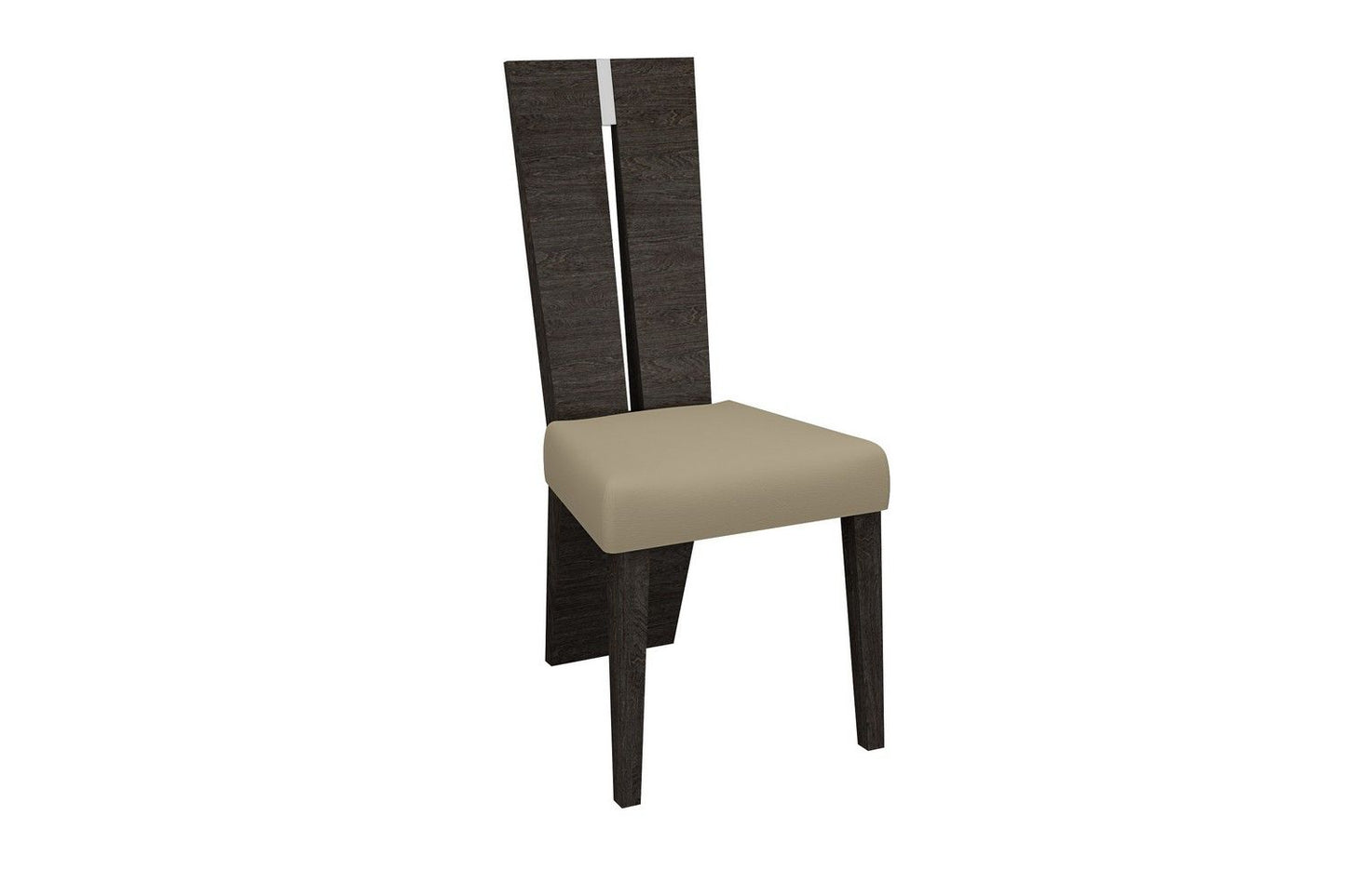 D59 - Ensemble table à manger et 6 chaises - Gris