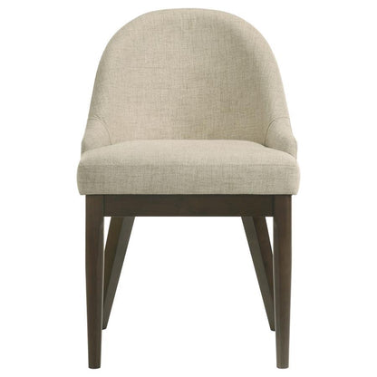 Reseda - Chaise de salle à manger rembourrée (lot de 2) - Beige
