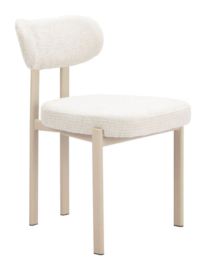 Aurea - Chaise de salle à manger (lot de 4) - Gris clair