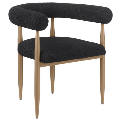 Dunmore - Chaise de salle à manger rembourrée Boucle (lot de 2)