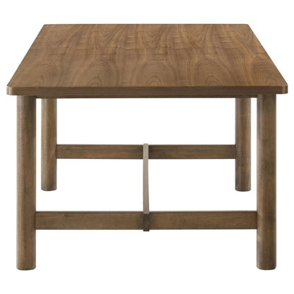 Crestmore - Table à manger rectangulaire en bois - Noyer