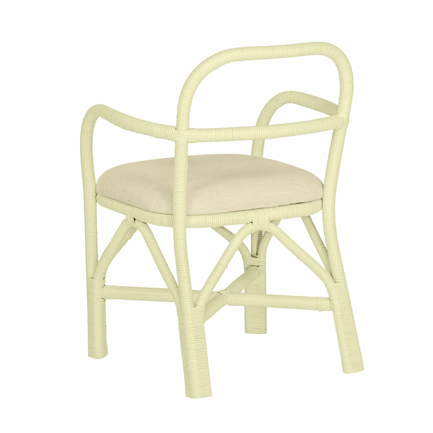 Ginny - Chaise de salle à manger en rotin