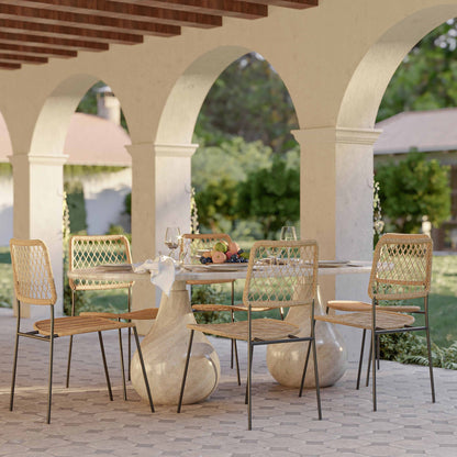 Smooch - Table à manger ovale d'intérieur/extérieur 87