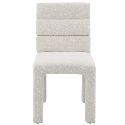Hettie - Chaise d'appoint (lot de 2) - Boucle beige
