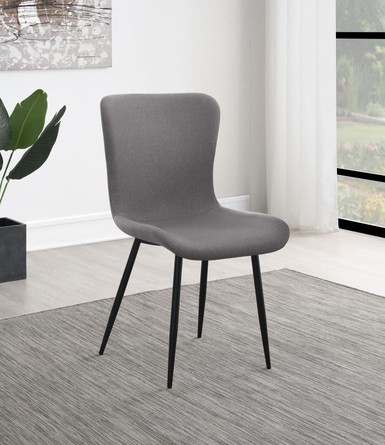 Horizon - Chaise de salle à manger rembourrée (lot de 2) - Taupe