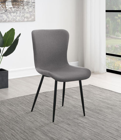 Horizon - Chaise de salle à manger rembourrée (lot de 2) - Taupe