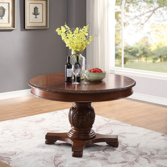 Chateau De Ville - Table à manger ronde - Cerise