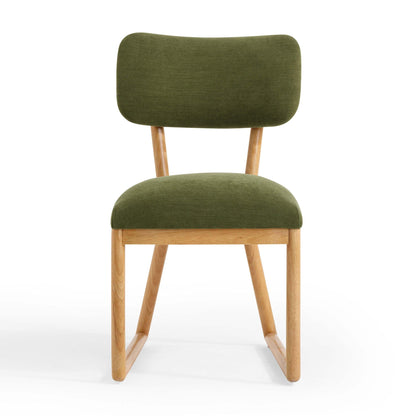 Bobbie - Chaise de salle à manger en tissu recyclé Performance
