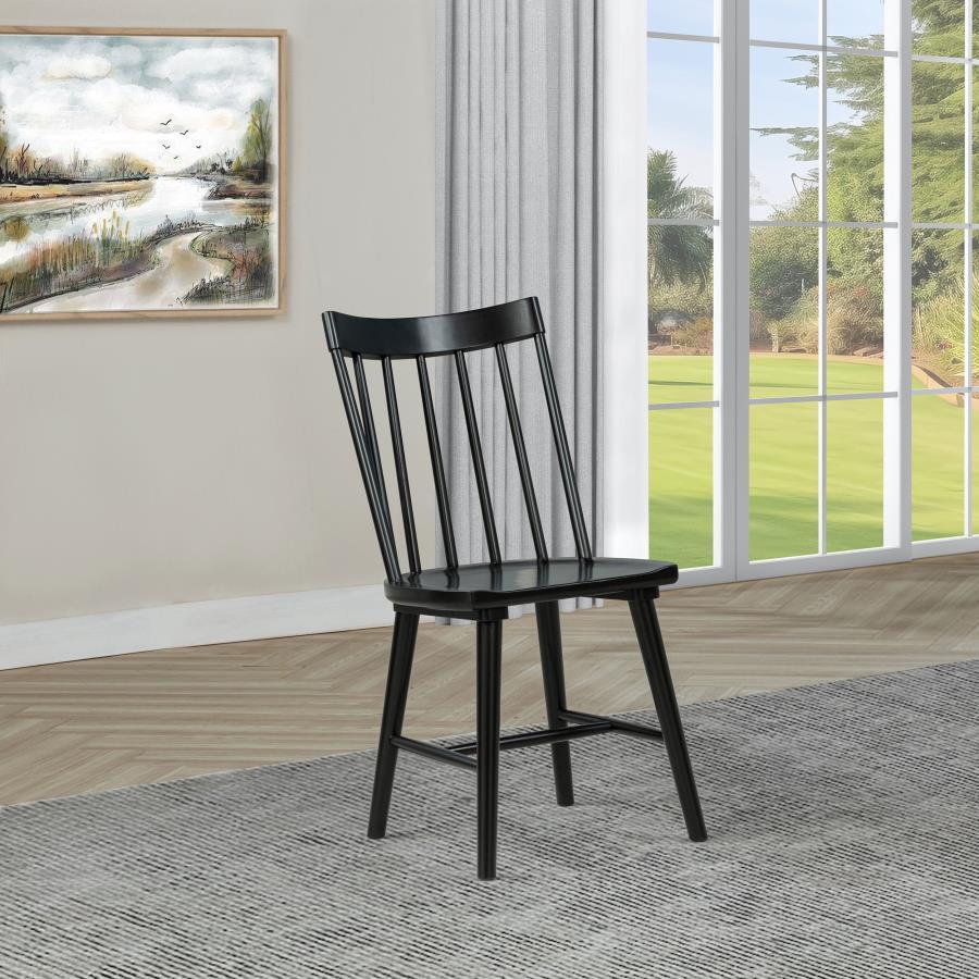 Middleton - Chaise de salle à manger en bois massif (lot de 2)