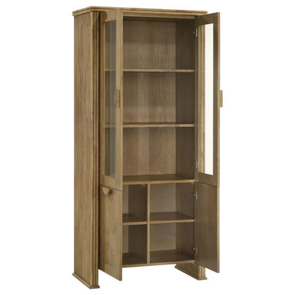 Adina - Vitrine haute - Marron clair vieilli