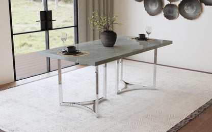 Sterling - Table à manger rectangulaire - Gris