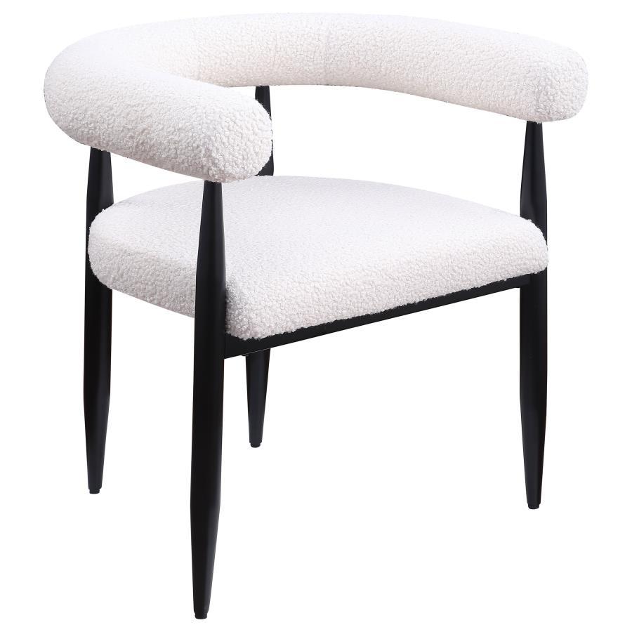Dunmore - Chaise de salle à manger rembourrée Boucle (lot de 2)
