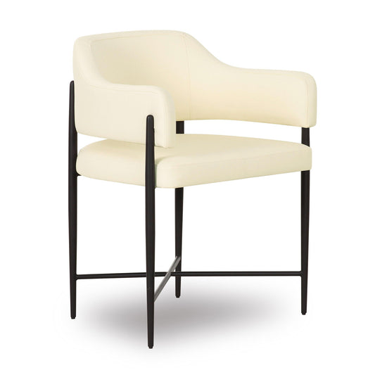 Sezanne - Chaise de salle à manger en cuir végétalien