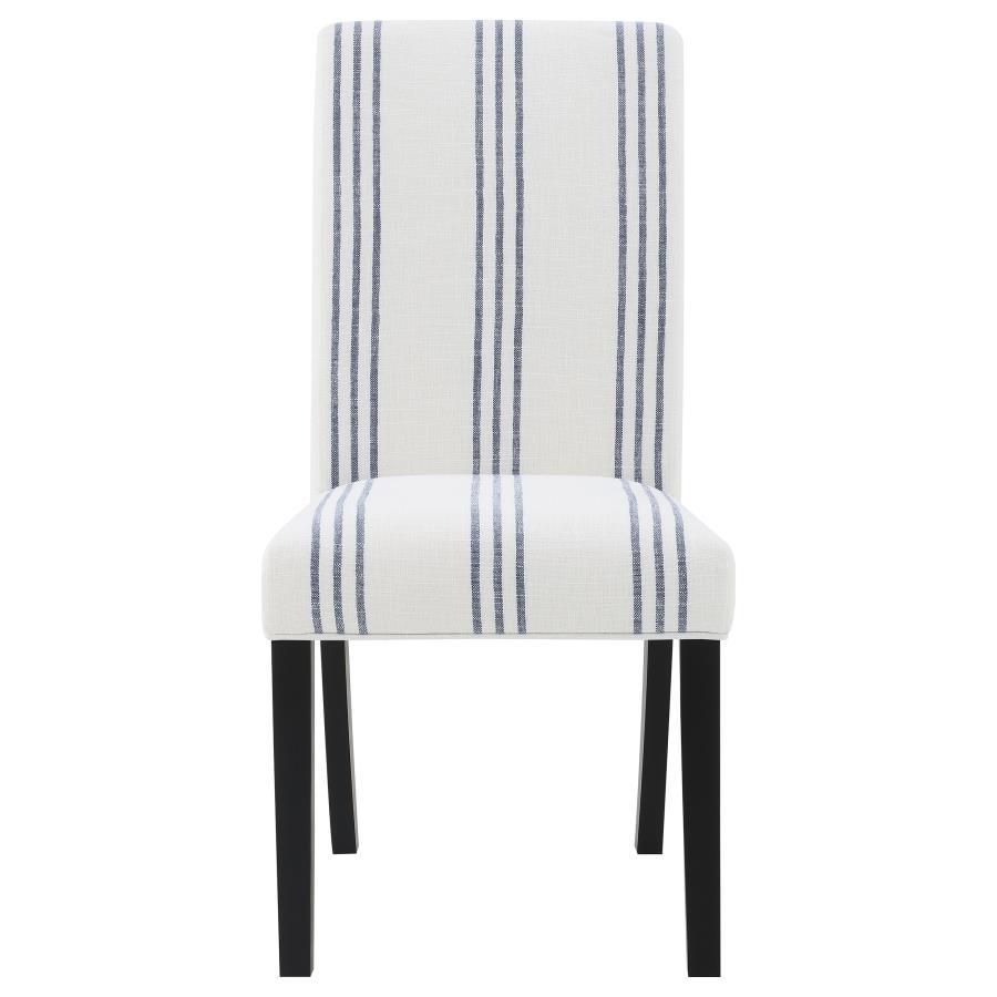 Herran - Chaise de salle à manger rembourrée (lot de 2) - Beige
