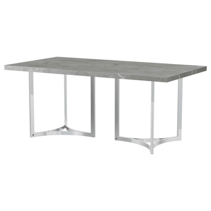 Sterling - Table à manger rectangulaire - Gris