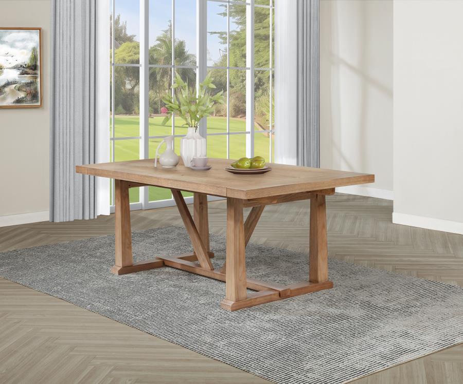 Middleton - Table à manger à rallonge 106 - Marron naturel