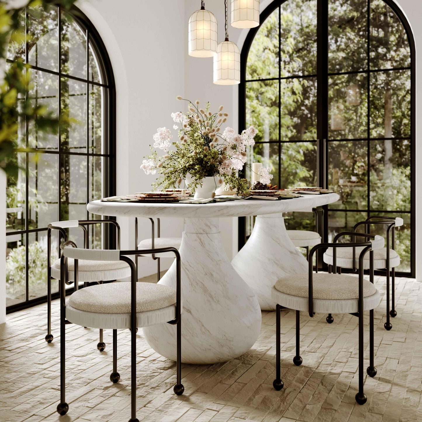 Smooch - Table à manger ovale d'intérieur/extérieur 87