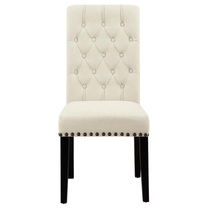 Alana - Chaise de salle à manger rembourrée en tissu