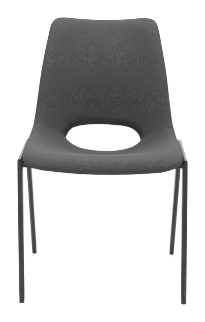Desi - Chaise de salle à manger sans accoudoirs (ensemble de 2)