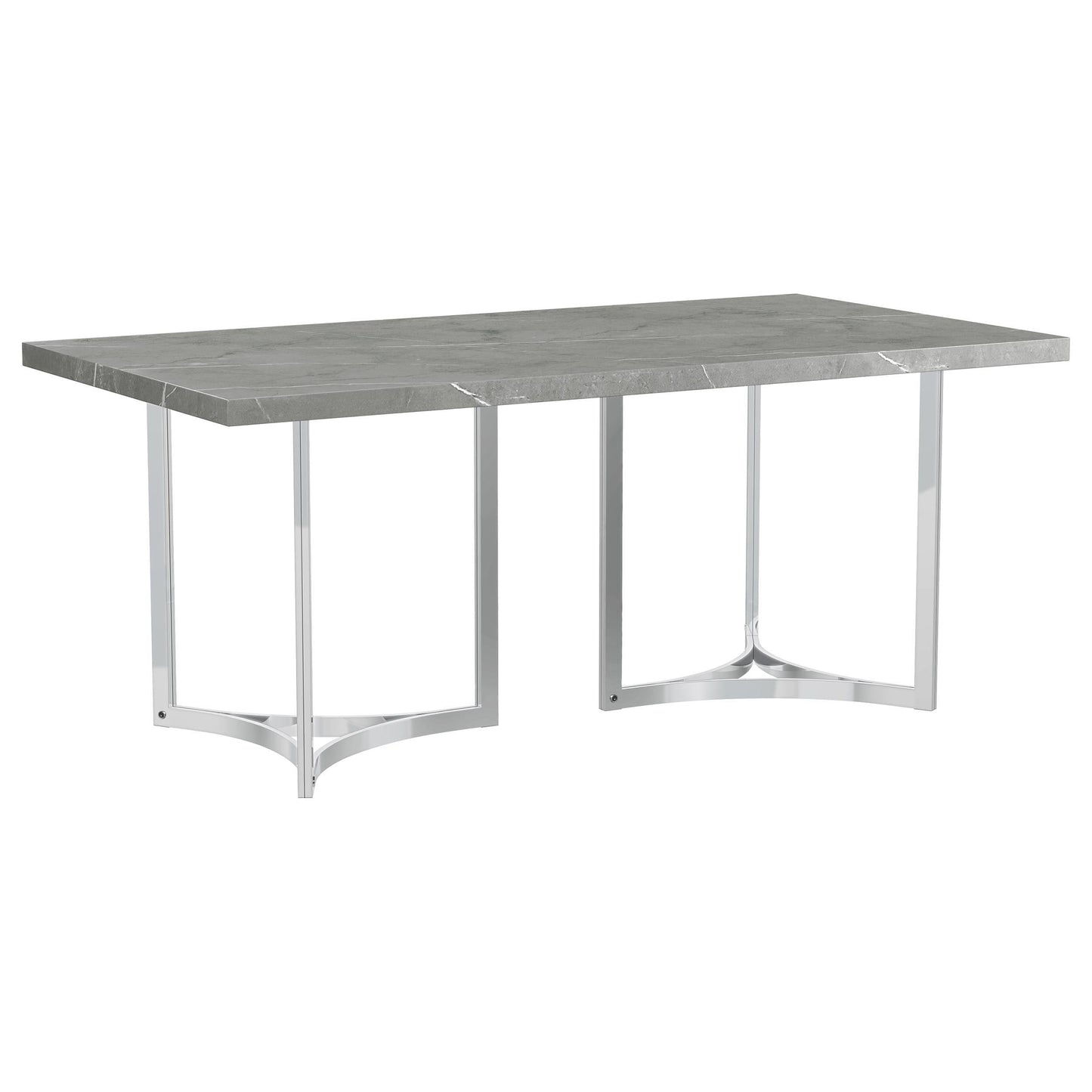 Sterling - Table à manger rectangulaire - Gris