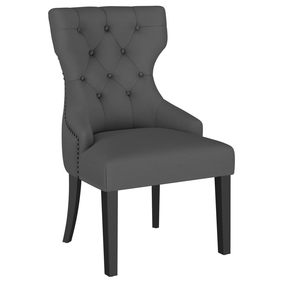 Baney - Chaise de salle à manger rembourrée en tissu