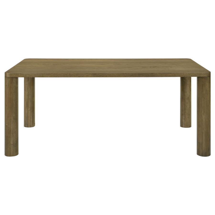 Castlewood - Table à manger rectangulaire en bois - Chêne brun