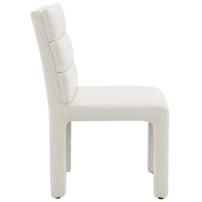 Hettie - Chaise d'appoint (lot de 2) - Boucle beige