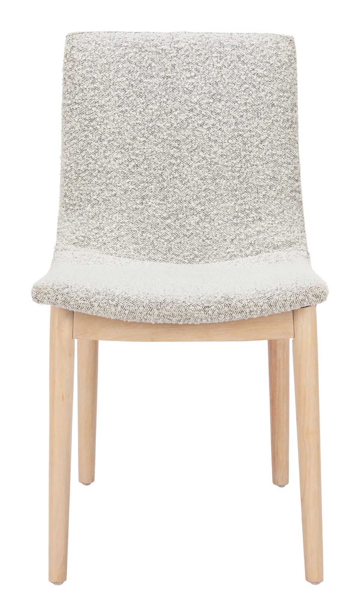 Raha - Chaise de salle à manger (lot de 2) - Gris / Blanchi à la chaux