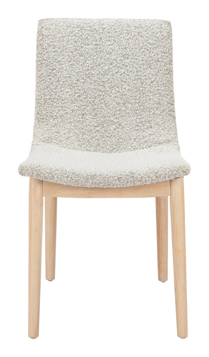 Raha - Chaise de salle à manger (lot de 2) - Gris / Blanchi à la chaux
