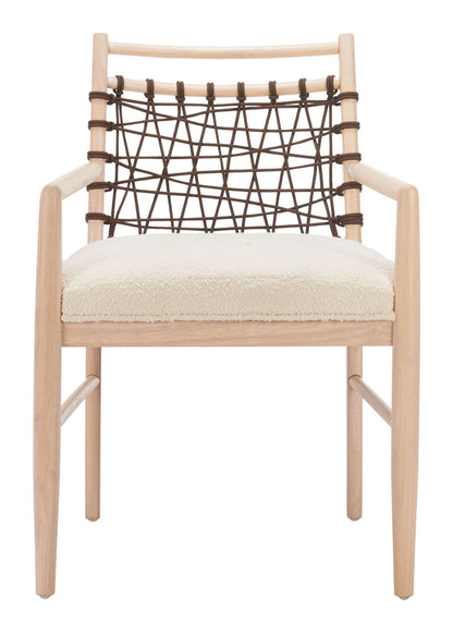 Wezly - Chaise de salle à manger (lot de 2) - Ivoire