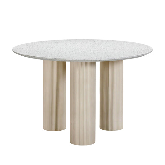 Parcino - Table à manger intérieure/extérieure en béton - Terrazzo