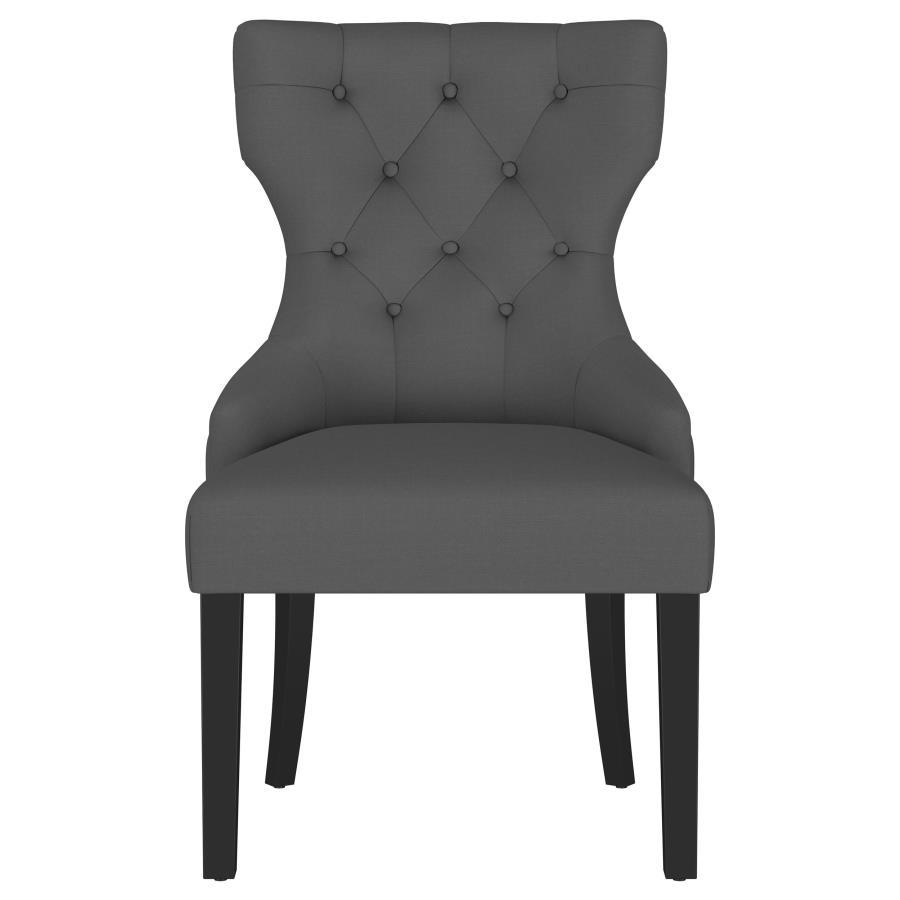 Baney - Chaise de salle à manger rembourrée en tissu