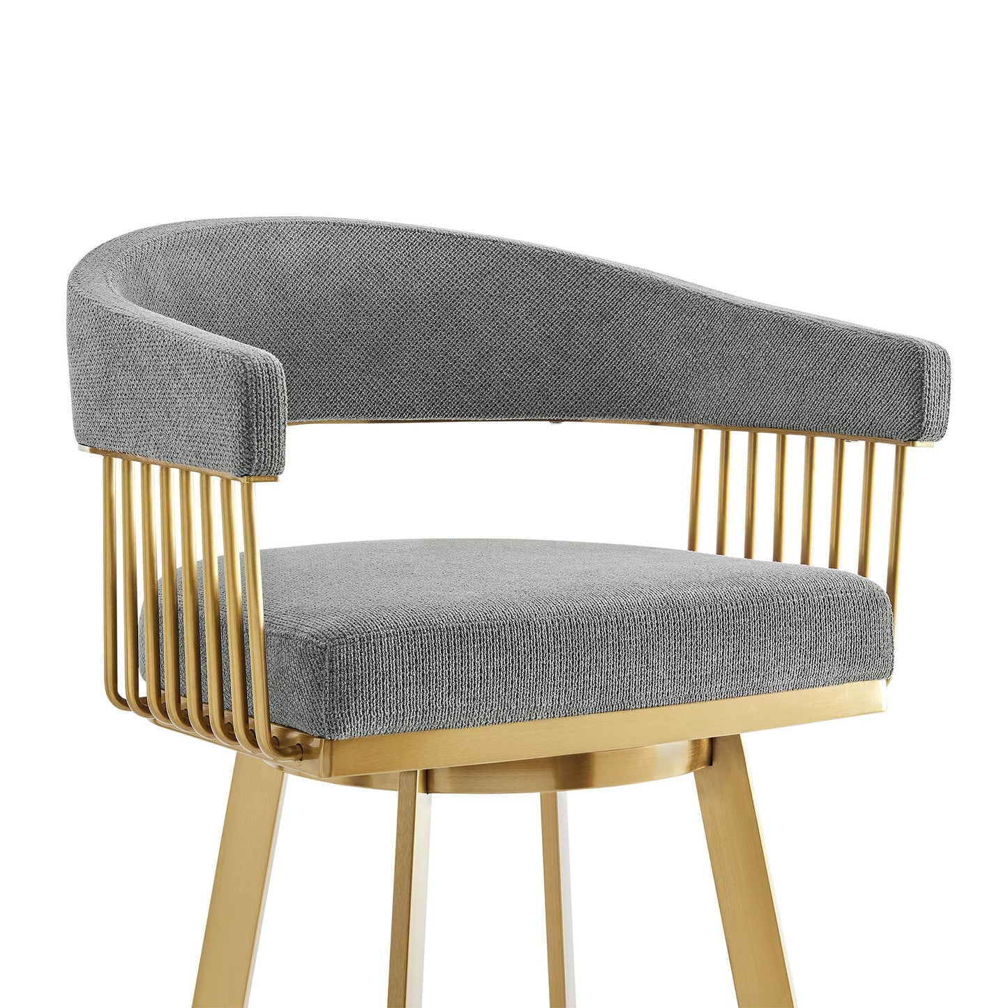 Chelsea - Tabouret pivotant en tissu