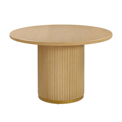 Chelsea - Table à manger ronde en bois de frêne