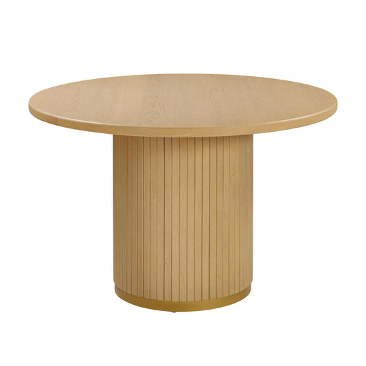 Chelsea - Table à manger ronde en bois de frêne