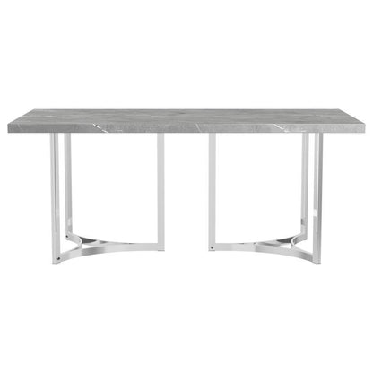 Sterling - Table à manger rectangulaire - Gris