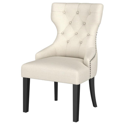 Baney - Chaise de salle à manger rembourrée en tissu
